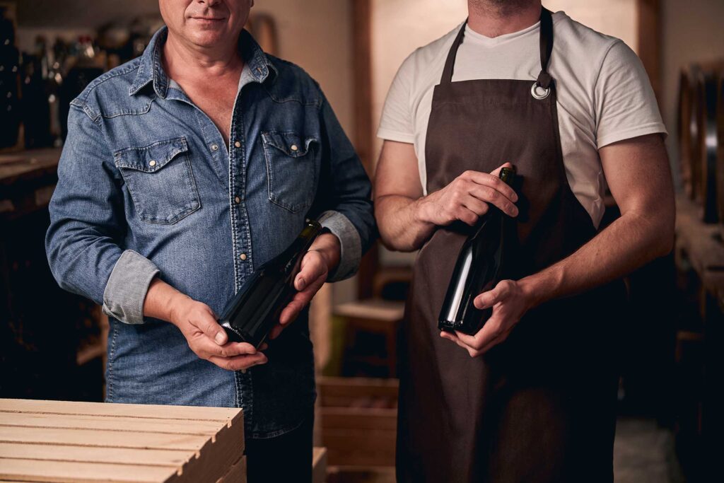 Sommeliers en dégustation